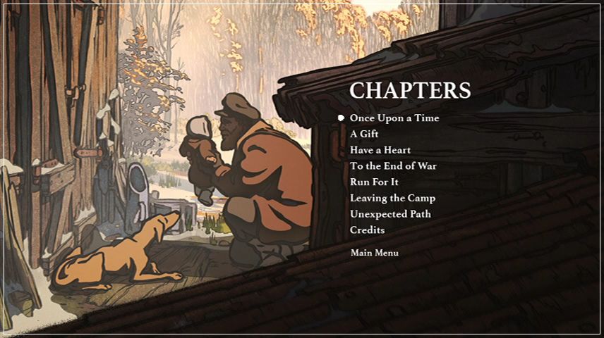 Scene Selection Menu
