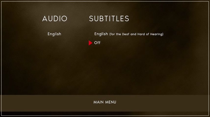 Setup Menu
