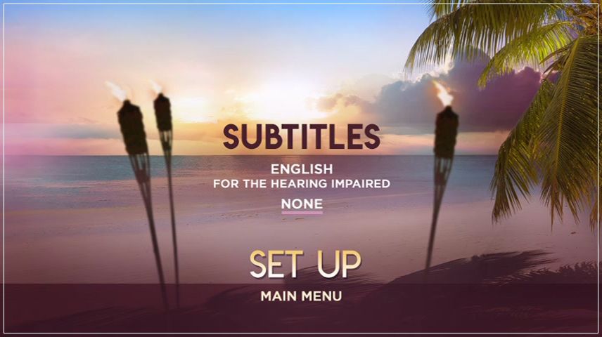 Setup Menu