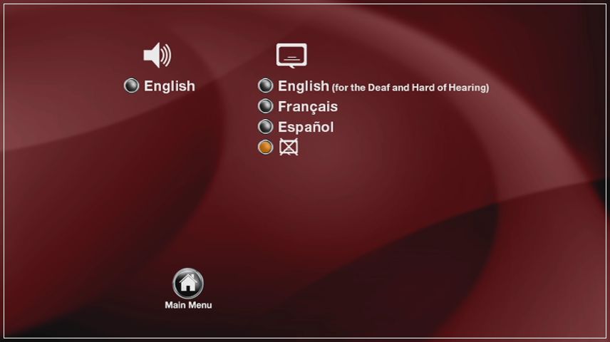Setup Menu