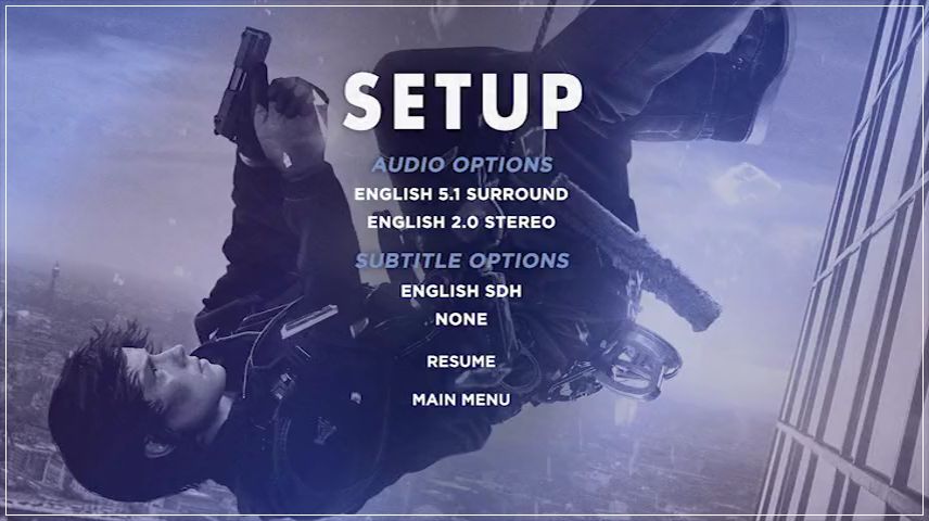 Setup Menu
