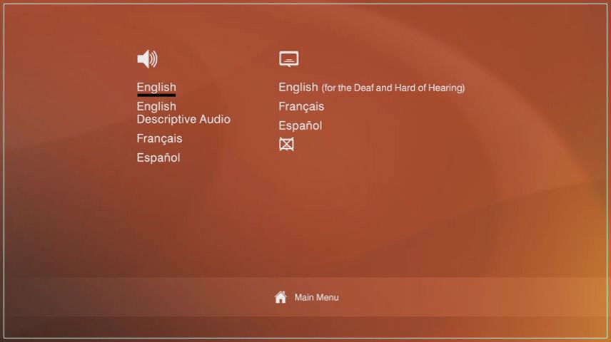 Setup Menu