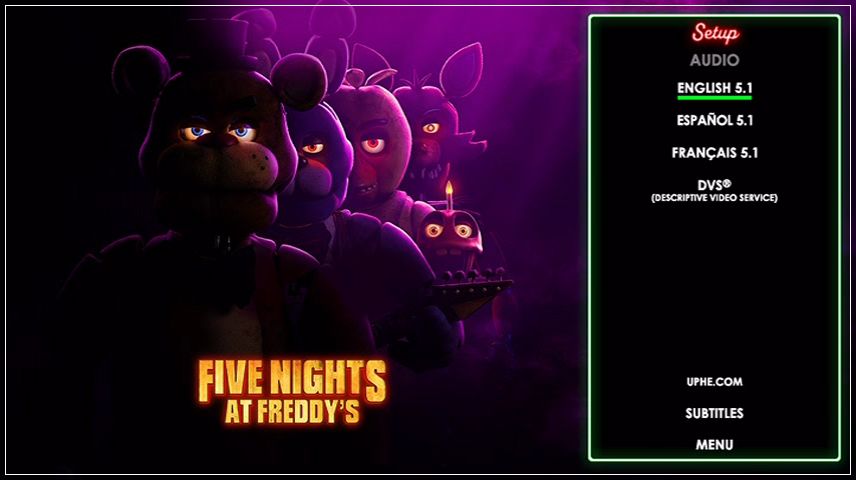 Setup Menu