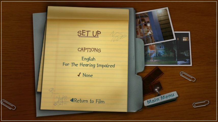 Setup Menu