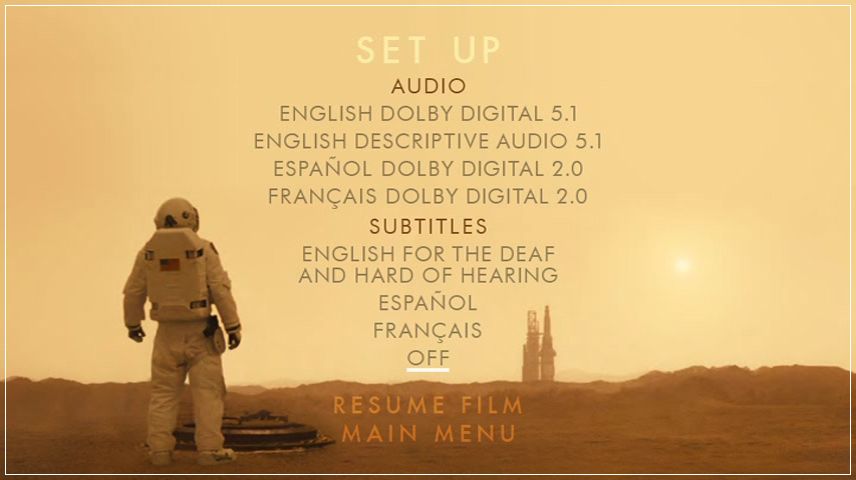 Setup Menu