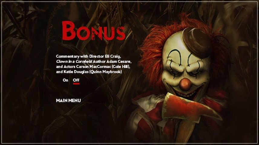 Special Features Menu