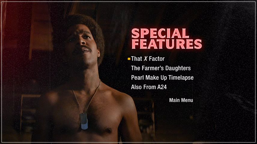 Special Features Menu
