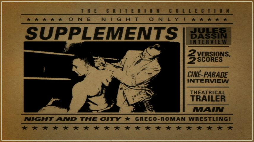 Special Features Menu