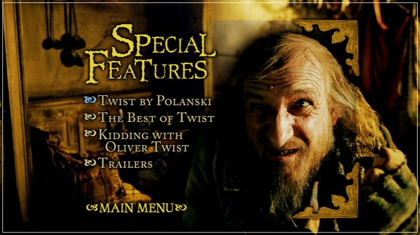 Special Features Menu