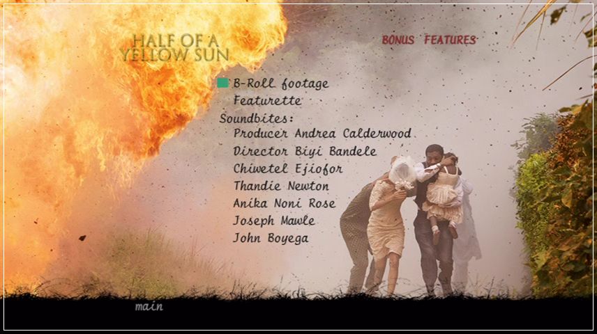 Special Features Menu