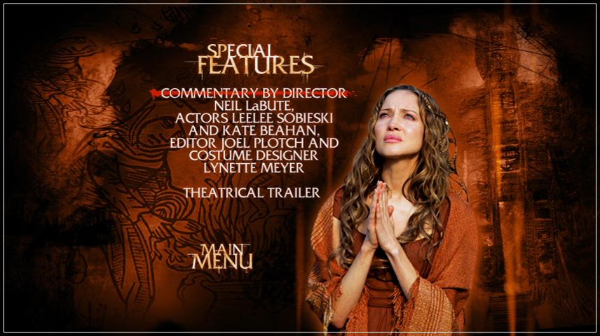 Special Features Menu