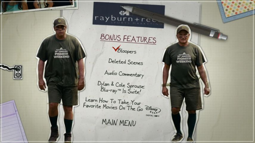 Special Features Menu