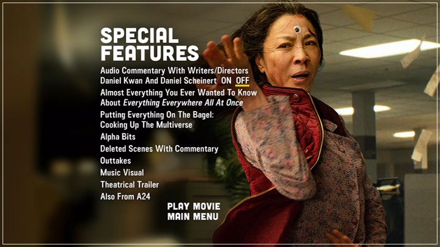Special Features Menu