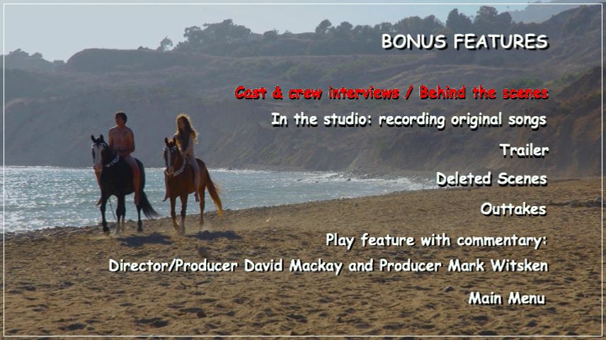 Special Features Menu