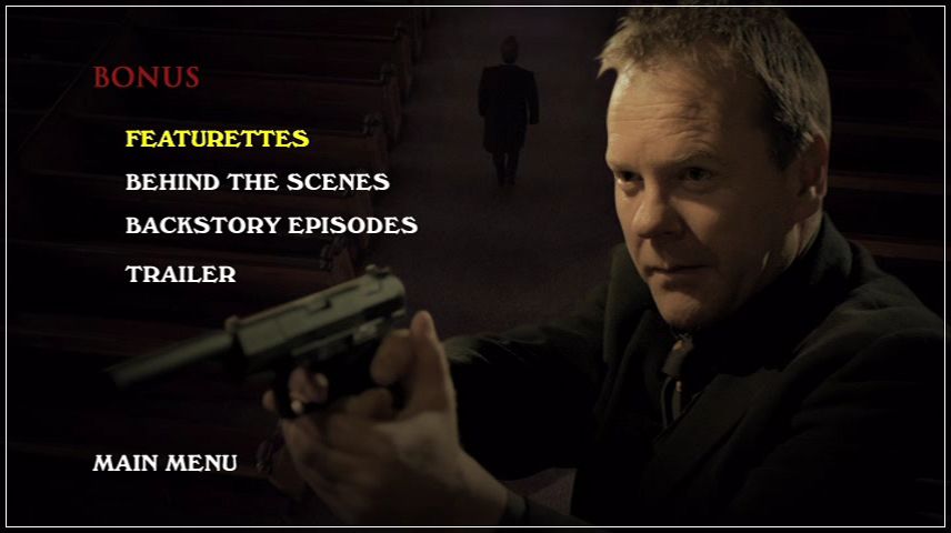 Special Features Menu