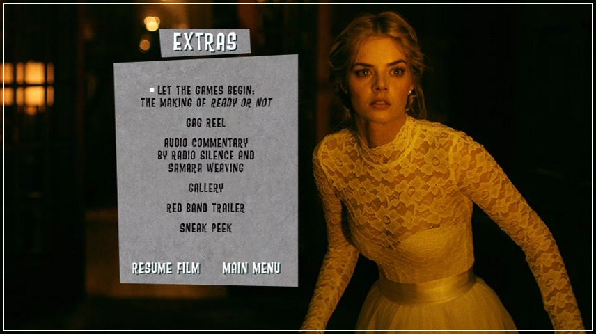 Special Features Menu