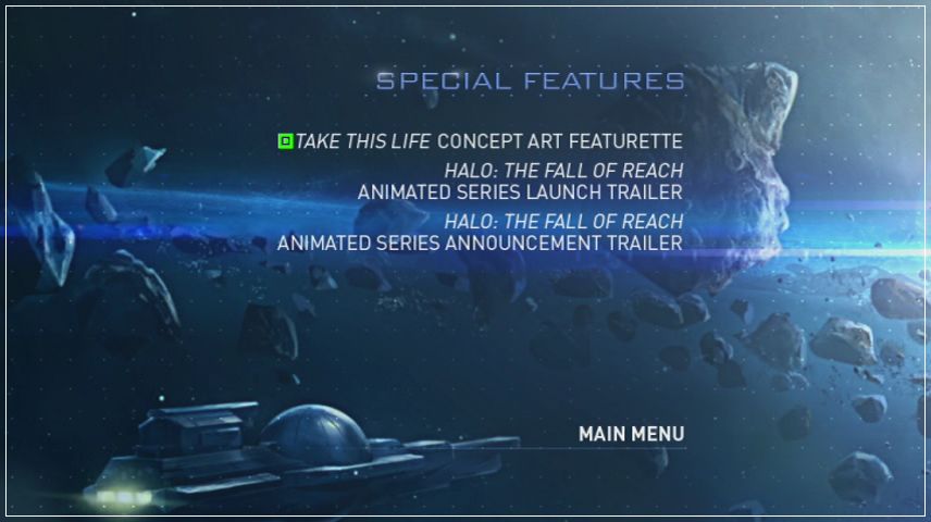 Special Features Menu