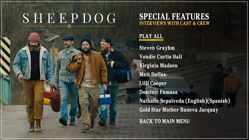 Special Features Menu