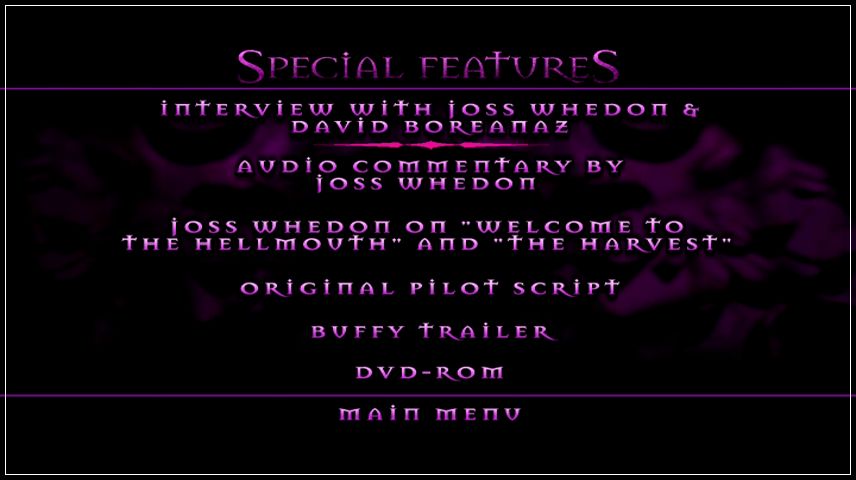 Special Features Menu