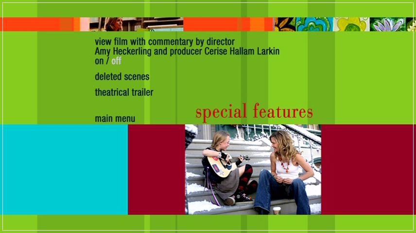 Special Features Menu