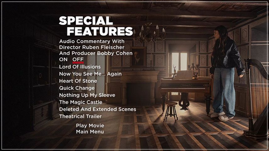 Special Features Menu