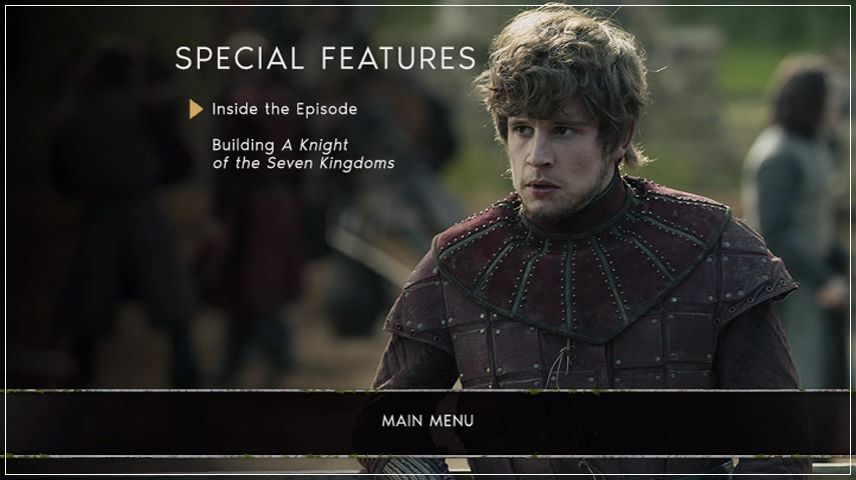 Special Features Menu