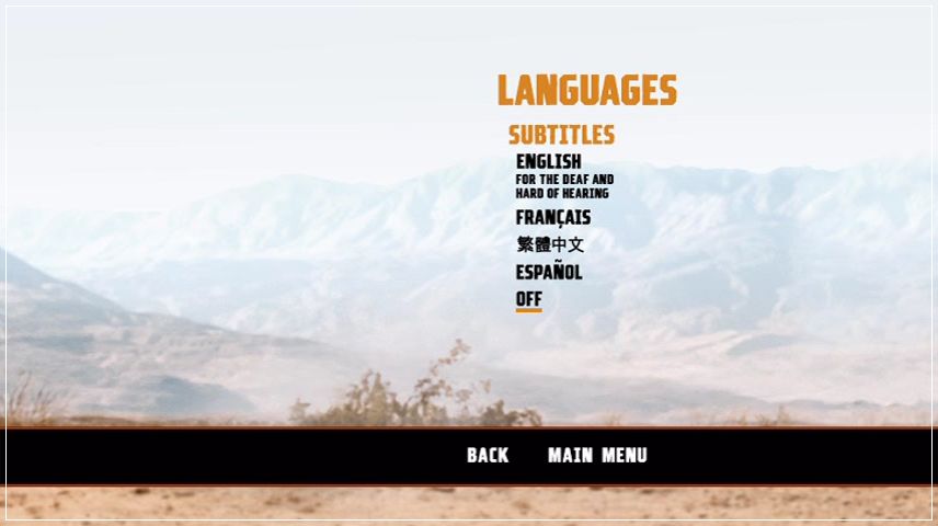 Special Features Menu