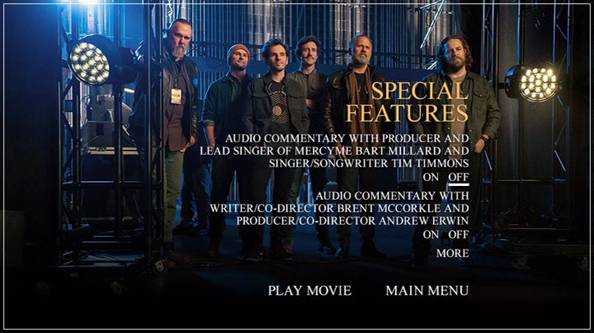 Special Features Menu