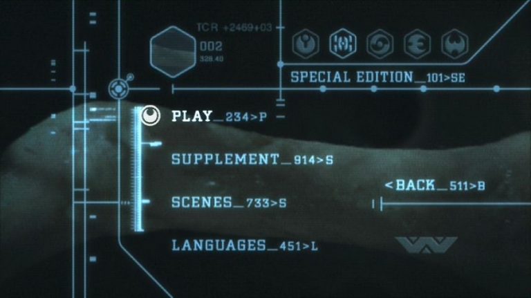 Aliens (1986) – DVD Menus