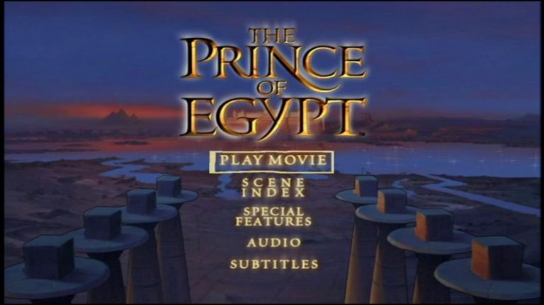 The Prince of Egypt (1998) – DVD Menus