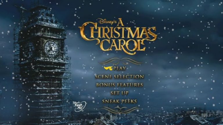 A Christmas Carol (2009) – DVD Menus