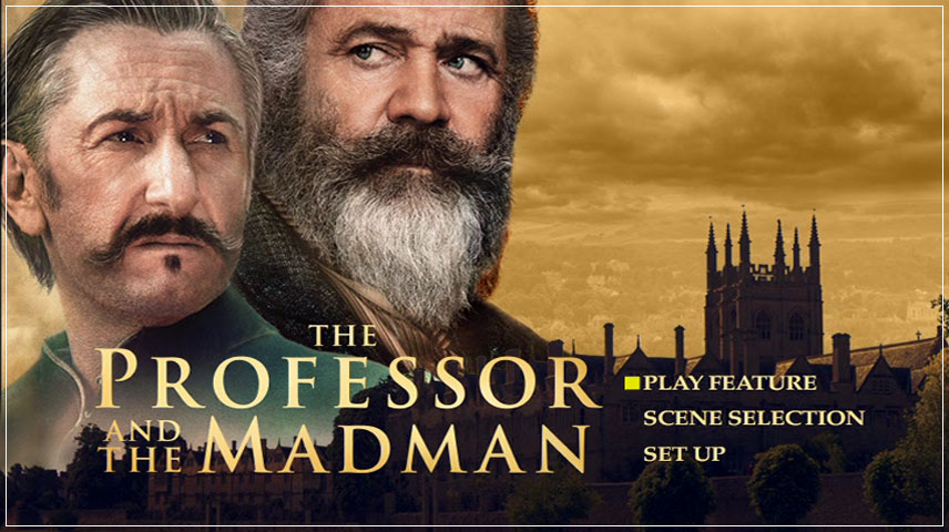 The Professor and the Madman (2019) – DVD Menus