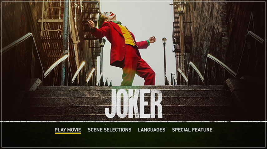 Joker (2019) – DVD Menus