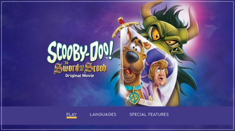 Scooby-Doo! The Sword and the Scoob (2021) – DVD Menus